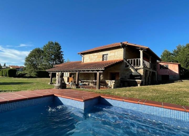 Casa De Campo Con Piscina, Entera O Por Habitaciones Amoeiro Eksteriør bilde